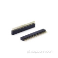 Conector fêmea usinado de 1,27 mm em linha reta 24P